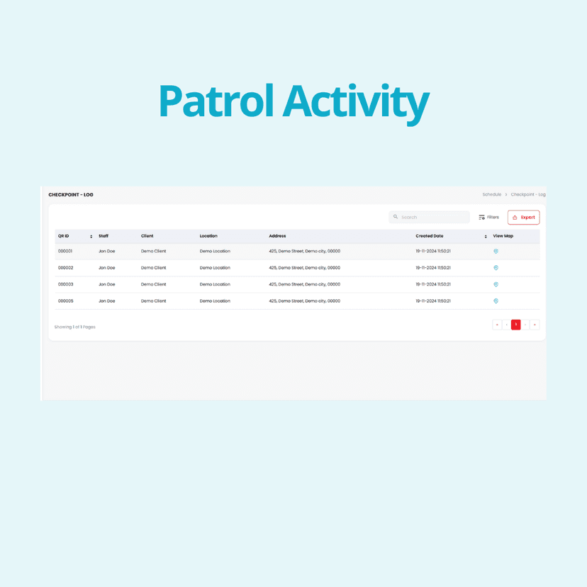 Smart Mobile Patrol Management
